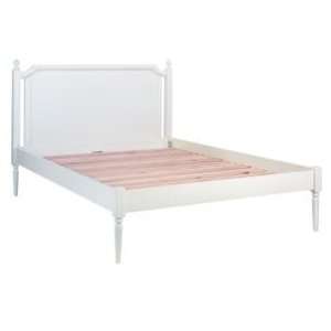   Beds Kids White Wooden Platform Bed, Set Fu Wh Petite Marguerite Bed