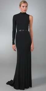 Calvin Klein Collection Rainier Dress with Leather Belt  