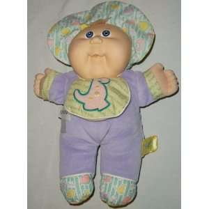 Cabbage Patch Kids Babyland Purple Onsie and Rattle 