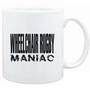    Mug White  MANIAC Wheelchair Rugby  Sports