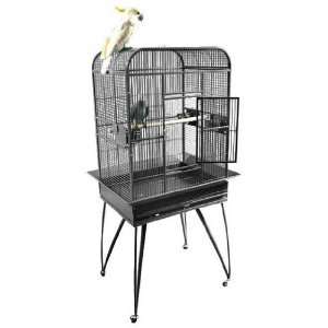   2217 AE Small Flat Top Parrotlets Cage 22x17   Black