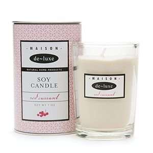  de luxe MAISON Pure Soy Candle, Red Currant, 7 oz