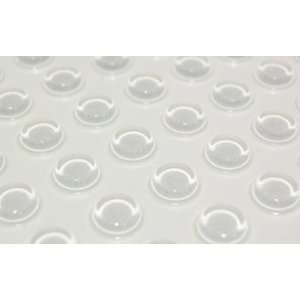 Self Adhesive Rubber Feet Round Clear Cylindrical Bumpers 0.5 x 0.14 
