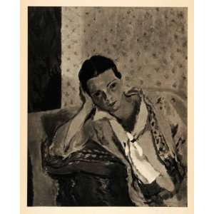  1939 Photogravure Maurice Brianchon Portrait Post 