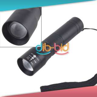Adjustable Focus Zoom Cree AA LED Bright Lamp 5W Torch Flashlight 