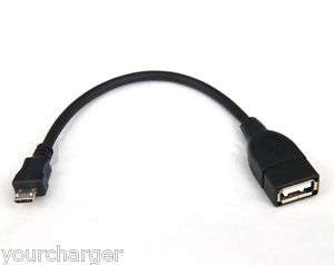 Micro USB Host OTG Adapter Cable for Motorola XOOM WiFi  