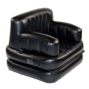   Chair Twin Size Inflatable 4x1 Chair (Black)