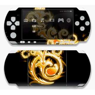  ~Sony PSP Slim 2000 Skin Decal Sticker   Abstract Gold 
