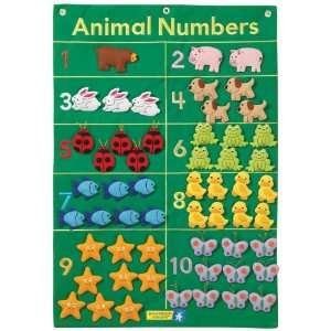  Animal Numbers Activity Center Toys & Games