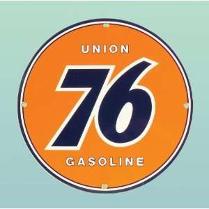  Union 76 Gas Porcelain Sign