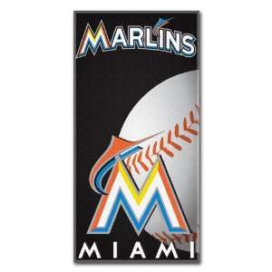  Florida Marlins MLB Emblem Fiber Reactive Beach Towel 