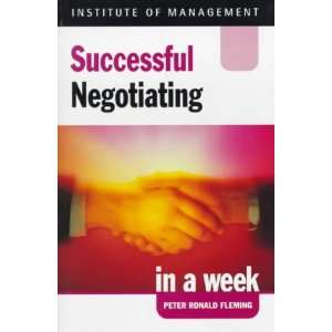  Successful Negotiating in a Week Pb (Successful Business 