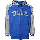 adidas UCLA Bruins True Blue Ash Raglan Full Zip Hoody Sweatshirt 