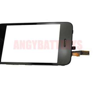 Touch screen digitizer glass assembly home button FOR iphone 3G Black 