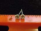 VINTAGE 14K DIAMOND STUD EAR RINGS  