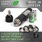 thermovape portable vaporizer black free 4pc grinder car charger 