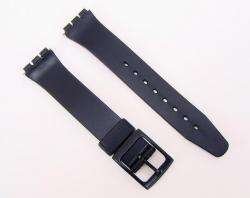 17 mm Black Standard Swatch Replacement Band/Strap/ 