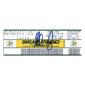   Ryan Autographed / Signed June 11, 1990 Ticket Sports Collectibles