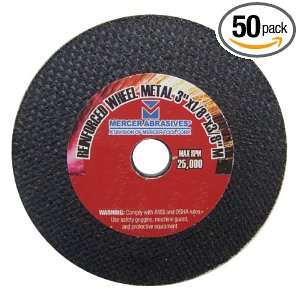   Off Wheels 3 Inch by 1/8 Inch by 1/4 Inch M, 50 Pack