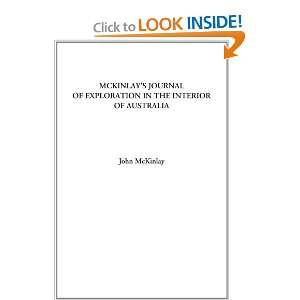  McKinlays Journal of Exploration in the Interior of 