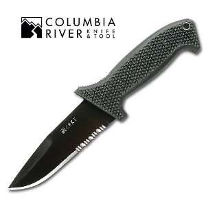  Columbia River Spear Knife Serrated SOTFB Black Sports 