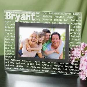  Family Name Personalized Glass Picture Frame