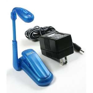 Mighty Bright Mini Book Light with Super LED Kit (w/AC Adaptor)   Blue