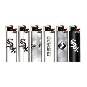  6pc Set BIC MLB Chicago White Sox Officially Licensed Lighters 