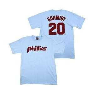 Philadelphia Phillies Mike Schmidt Cooperstown Name & Number T Shirt 