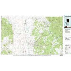  de Chelly Arizona   New Mexico 1100,000 scale Topographic USGS Map 