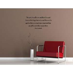 The spirit, the will to win and the will to excel. Vinyl wall quotes 