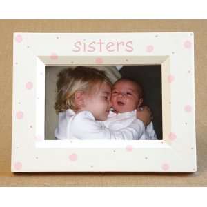  hand painted picture frame   sisters