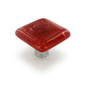  Hot knobs   metals collection   1 1/2 knob in fractures brick red 