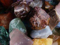   Carat Lots of Natural Tumble Rough + a Very Nice FREE Faceted Gemstone