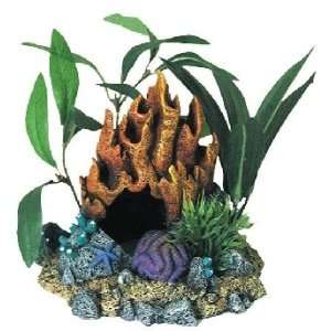  Fire Coral Cave w/Plants