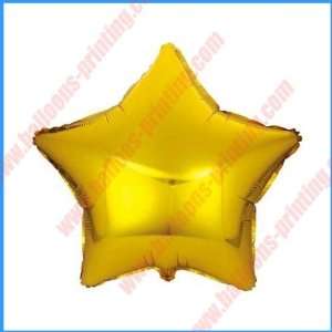   foil balloons  the golden star shape foil balloons Toys & Games