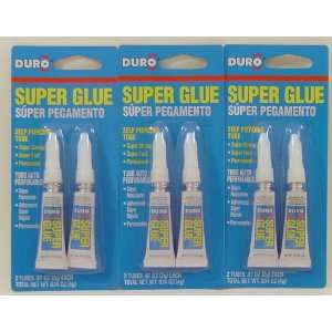  Duro Super Glue 2g Twin Tube Pack 3pk 
