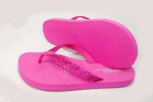 Max Womens Viva Glitter Flip Flops Thong Sandals 5 Colors  