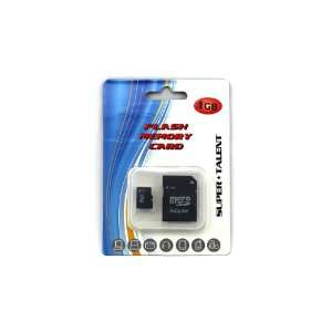  Super Talent 1 GB MicroSD Flash Memory with SD Adapter 