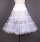 White Petticoat double layers 27 length Size S/M/L For your 1950s 