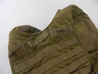   Carrier Armor Vest MEDIUM *USA Made* Khaki MAR CIRAS MOLLE  
