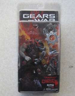 NECA Gears of War Headshot Locust Drone 7 Action Figure w/ Cog Tags 
