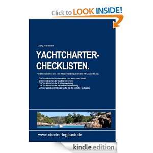 Yachtcharter Checklisten zum Logbuch. Für Skippertraining nach der 
