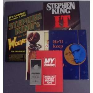  Stephen King Ephemera Lot Stephen King Books