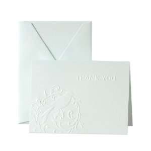   Beach Glass Blind Embossed Thank You Notes (CT1165)