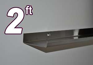 Xtra Deep 2 Stainless Steel Picture Ledge/Wall Display  