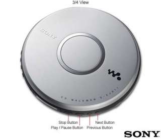 Sony D EJ011 Walkman Discman CD Player G Protection Digital Mega Bass 