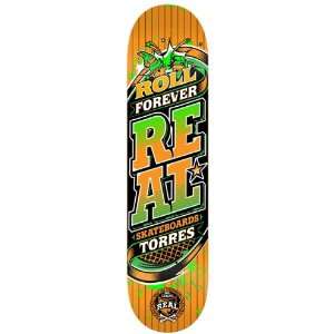  Real No League Skateboard Deck   Torres   7.9 x 31.25 