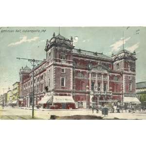   Postcard Tomlinson Hall   Indianapolis Indiana 