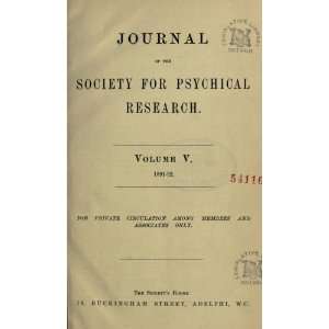   Research Society For Psychical Research (Great Britain) Books